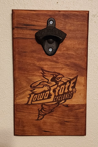 Iowa State Cyclones Bottle Opener - The Perfect Accessory for Game Day or Any Day