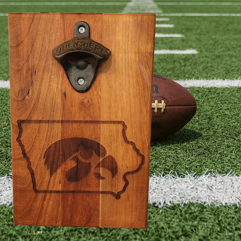 Iowa Hawkeyes Bottle Opener - The Perfect Accessory for Game Day or Any Day