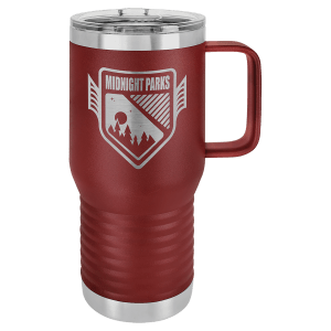 Polar Camel 20 oz. Purple Vacuum Insulated Travel Mug with Slider Lid