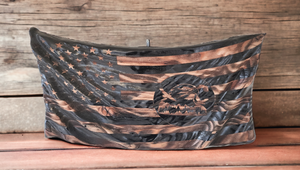 3D Wavy Flag - 21x11- - Gift - Patriotic - Memorial Day - Fourth of July