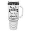 LTM7431- Polar Camel 40 oz. White/Ghost Black Travel Mug with Handle & Straw