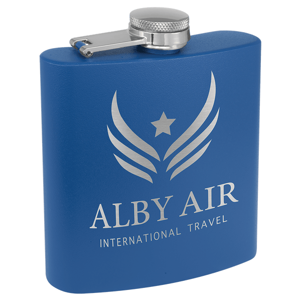 Laser Engraved Flask- Customizable