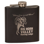 Laser Engraved Flask- Customizable