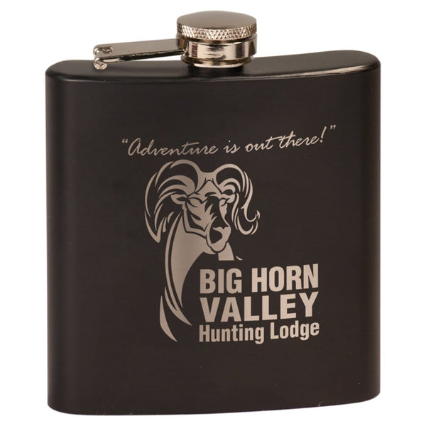 Laser Engraved Flask- Customizable