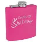 Laser Engraved Flask- Customizable