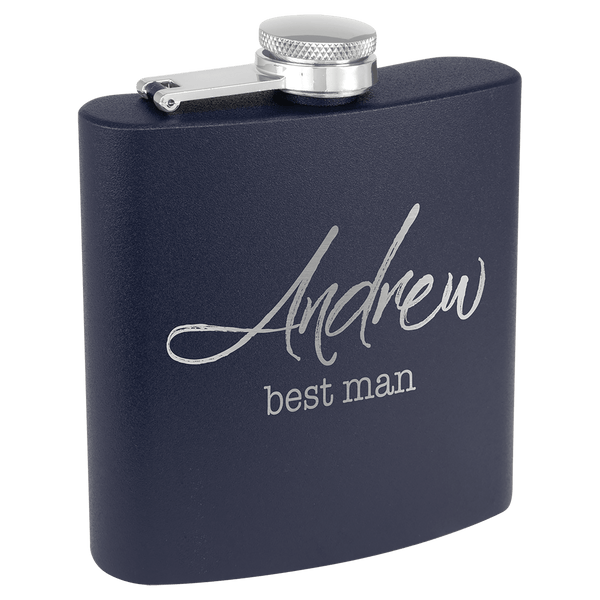 Laser Engraved Flask- Customizable