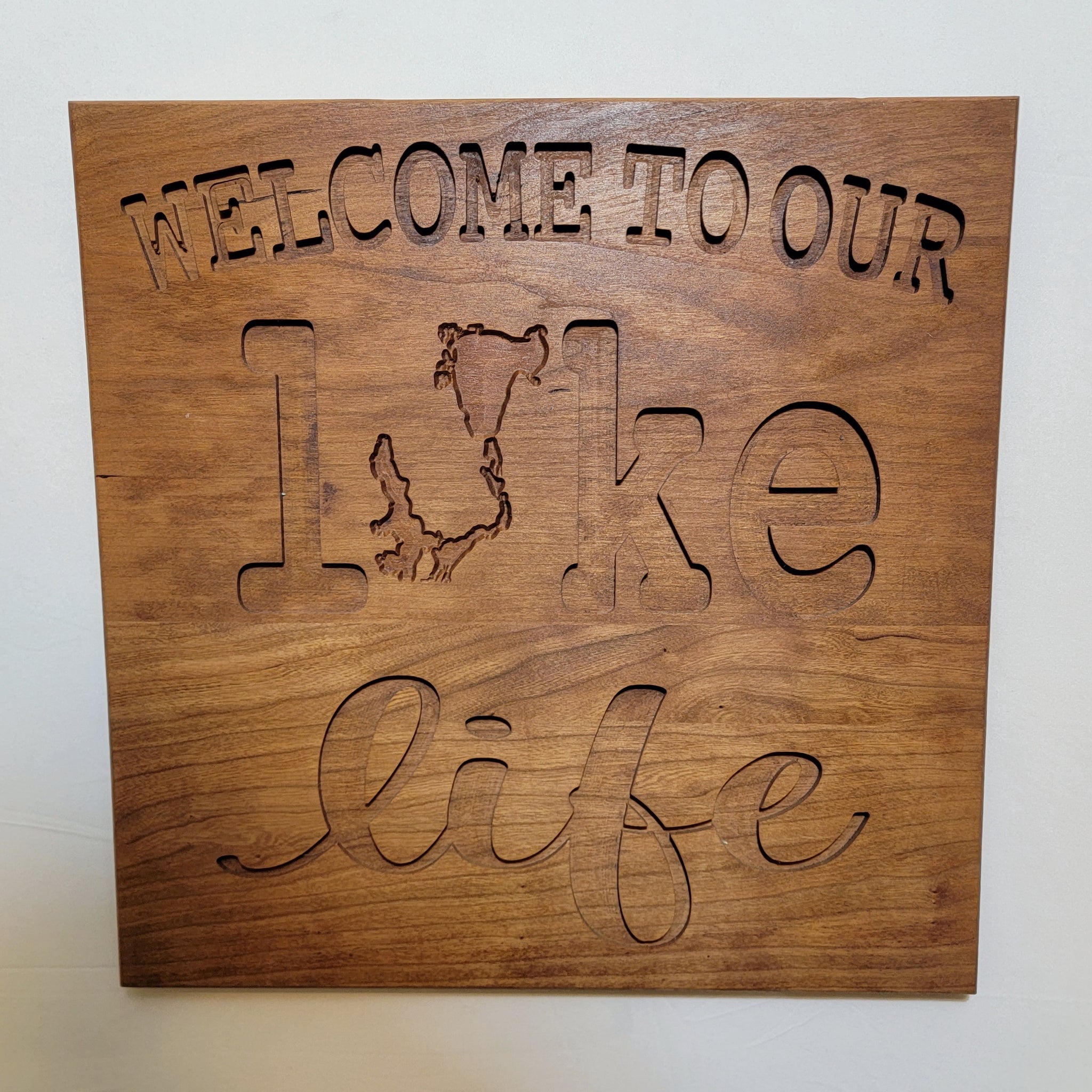 Welcome To Our Lake Life- Okoboji Sign