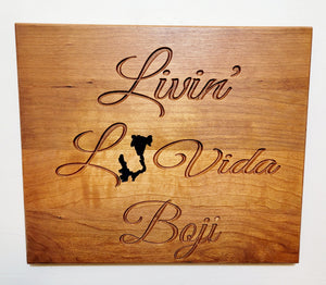 Livin' La Vida Boji- Okoboji Sign