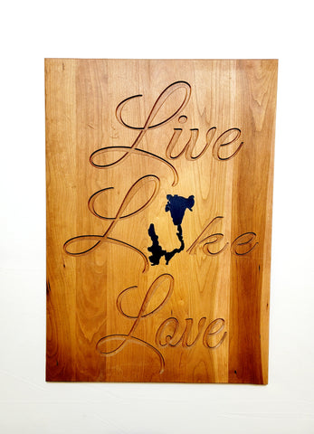 Live, Lake, Love- Okoboji Sign