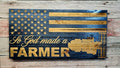 God Made A Farmer Flag