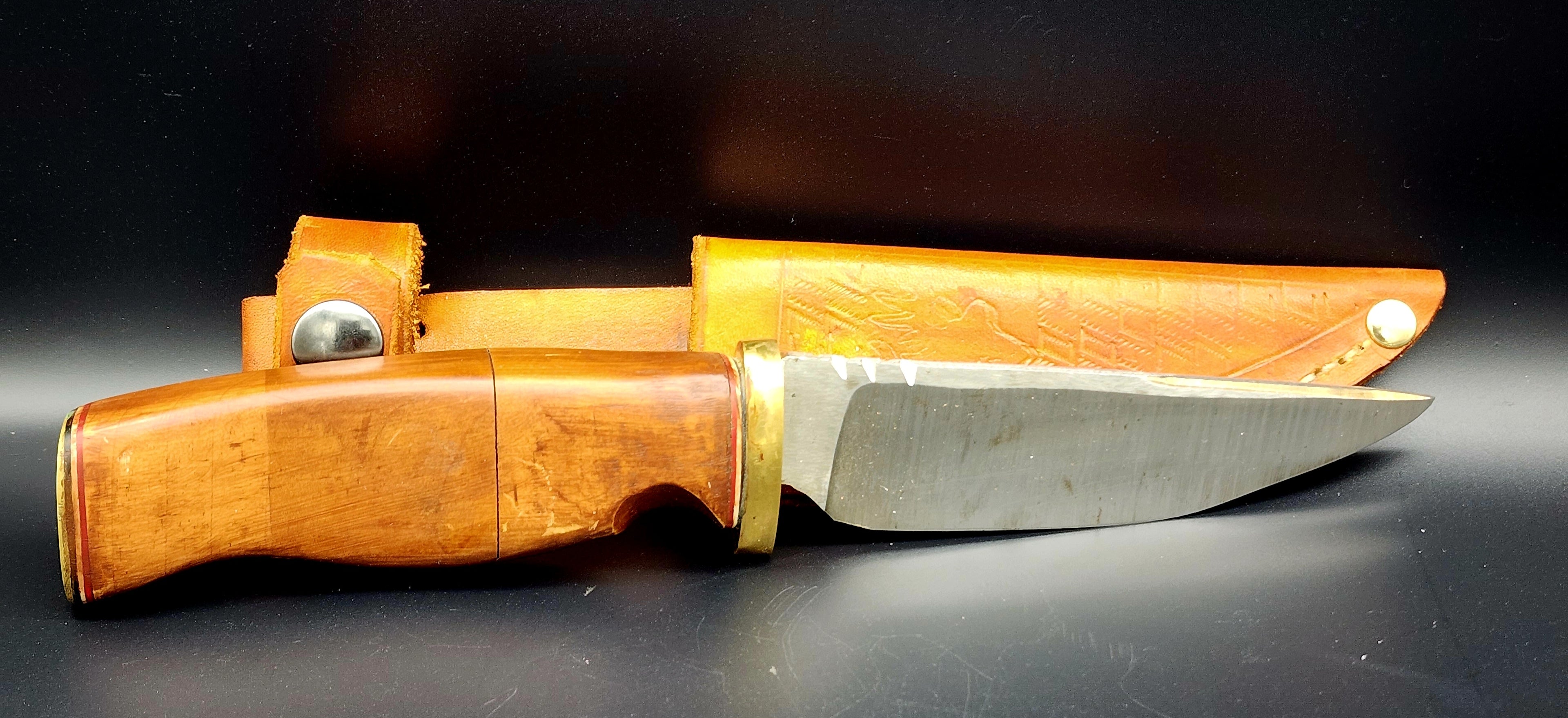 Hand Forged Knife and Sheath