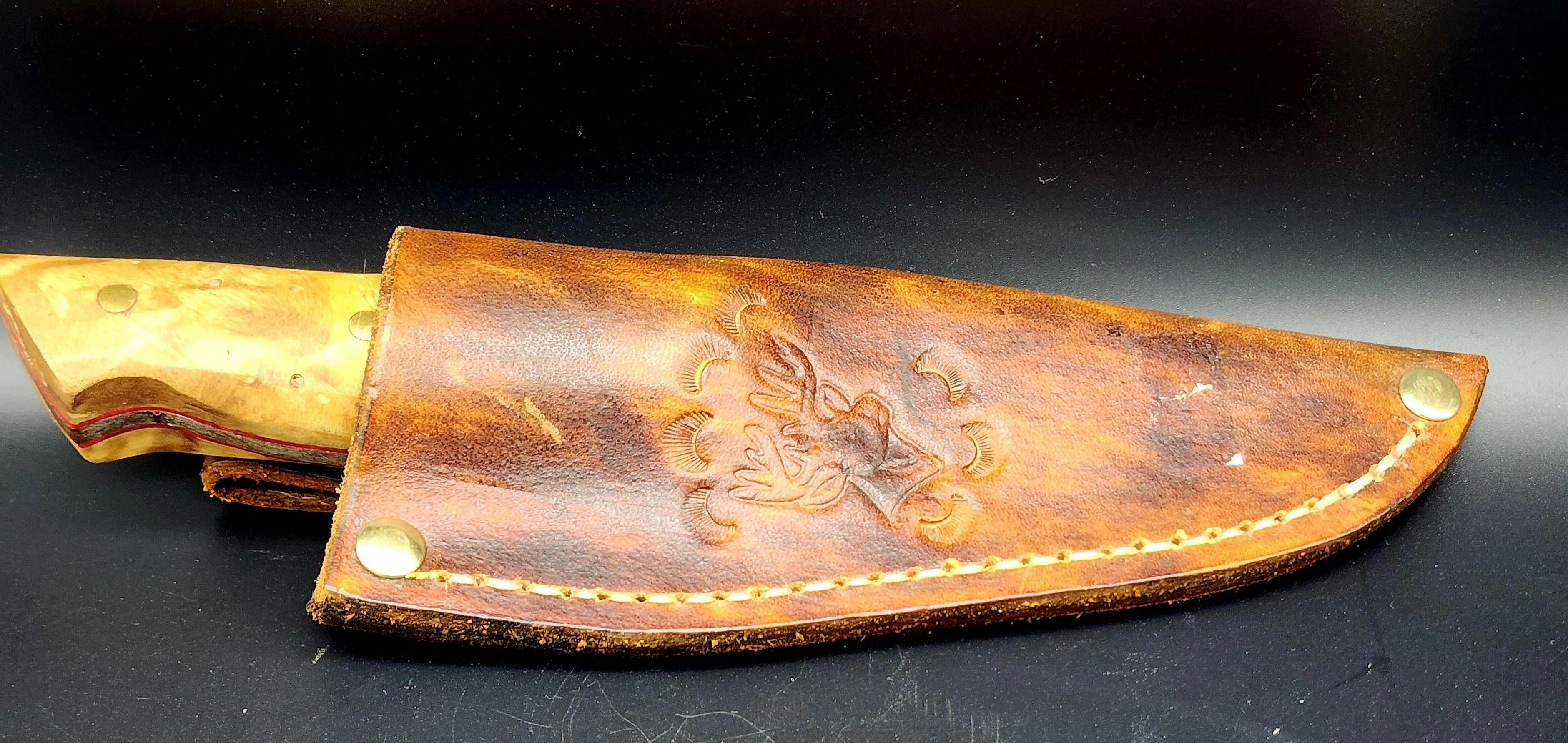 Hand Forged Knife and Sheath