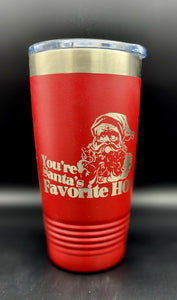 Santa's Favorite Ho- Polar Camel 20 Ounce Tumbler