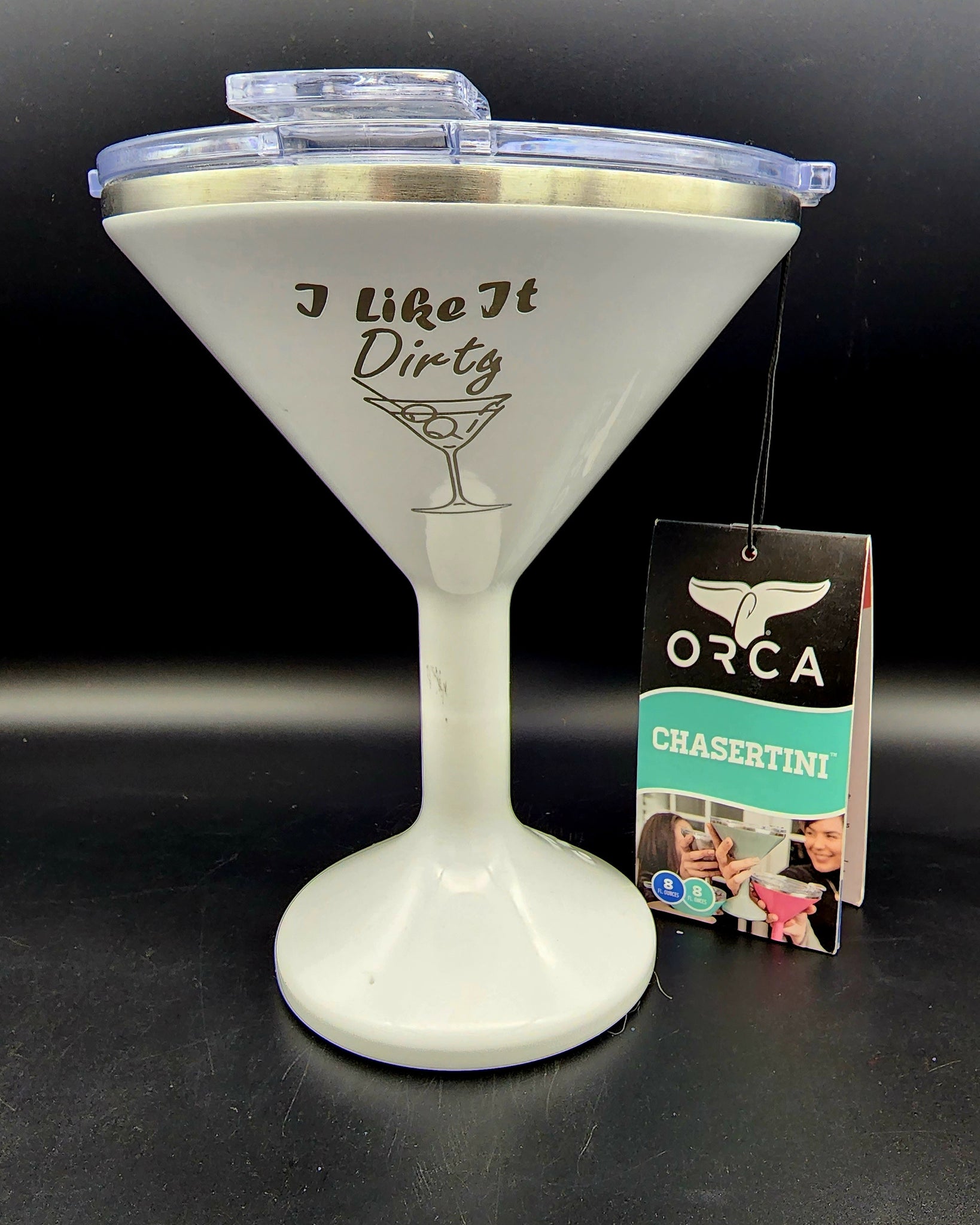 Orca Cooler Chasertini Barware Insulated Lidded Martini Glass