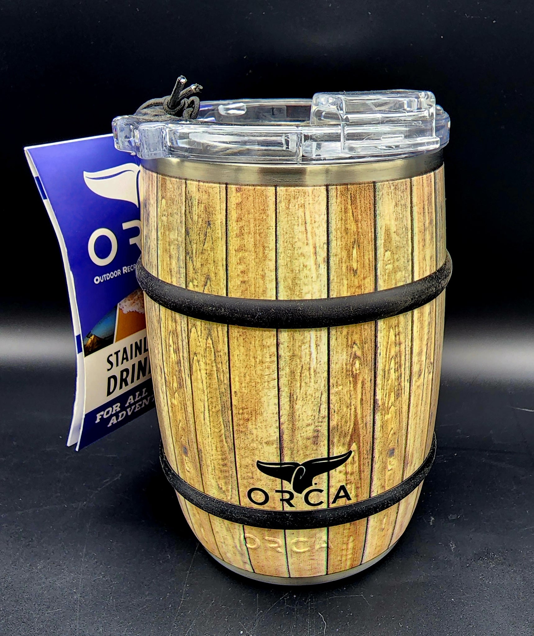 Barrel 12oz White Oak Wood Grain