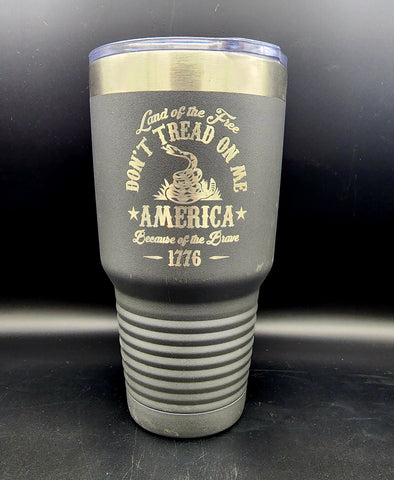 Don't Tread on Me- Polar Camel 30 Ounce Tumbler