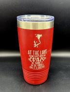 Crazy at the Lake- Polar Camel 20 Ounce Tumbler
