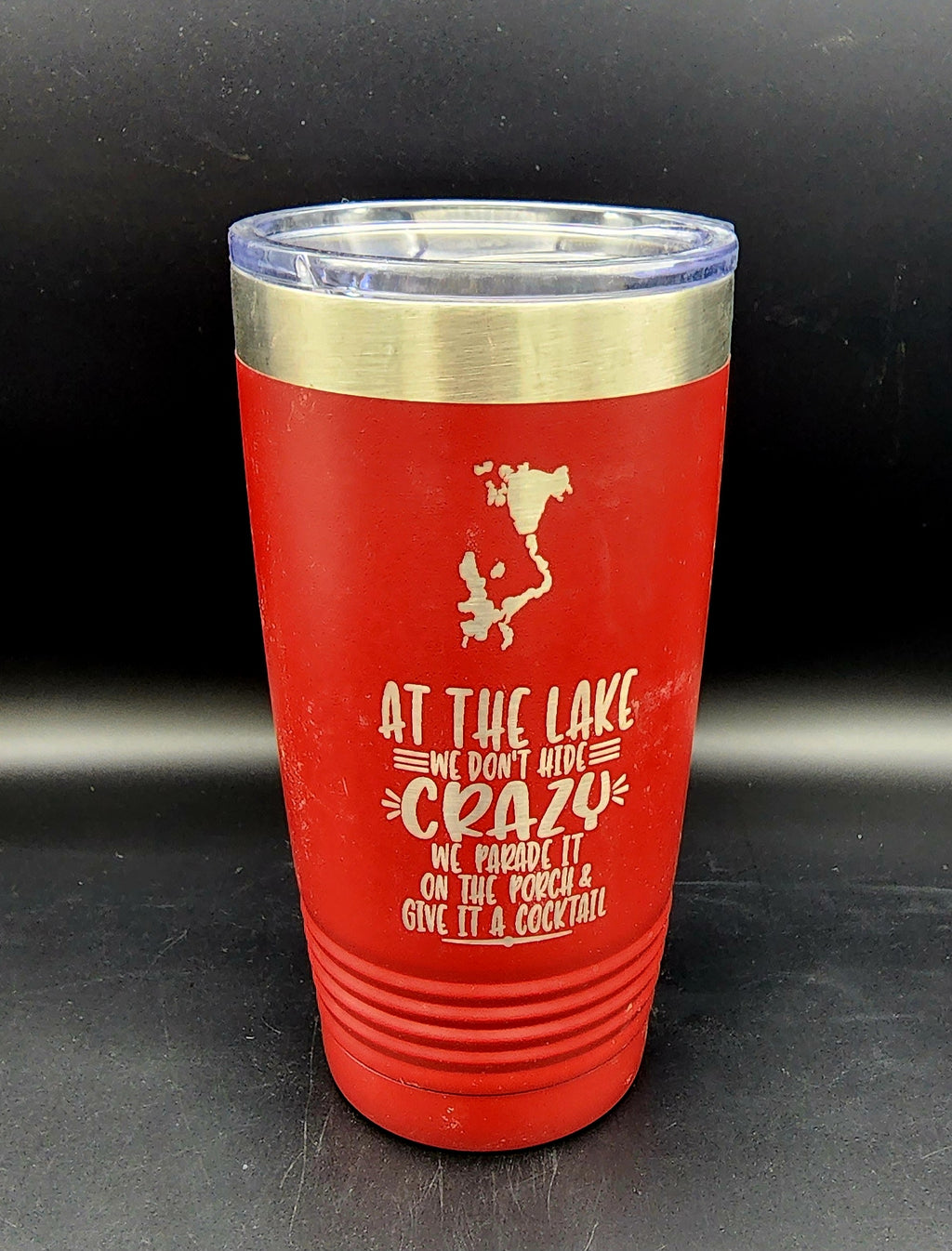 Crazy at the Lake- Polar Camel 20 Ounce Tumbler