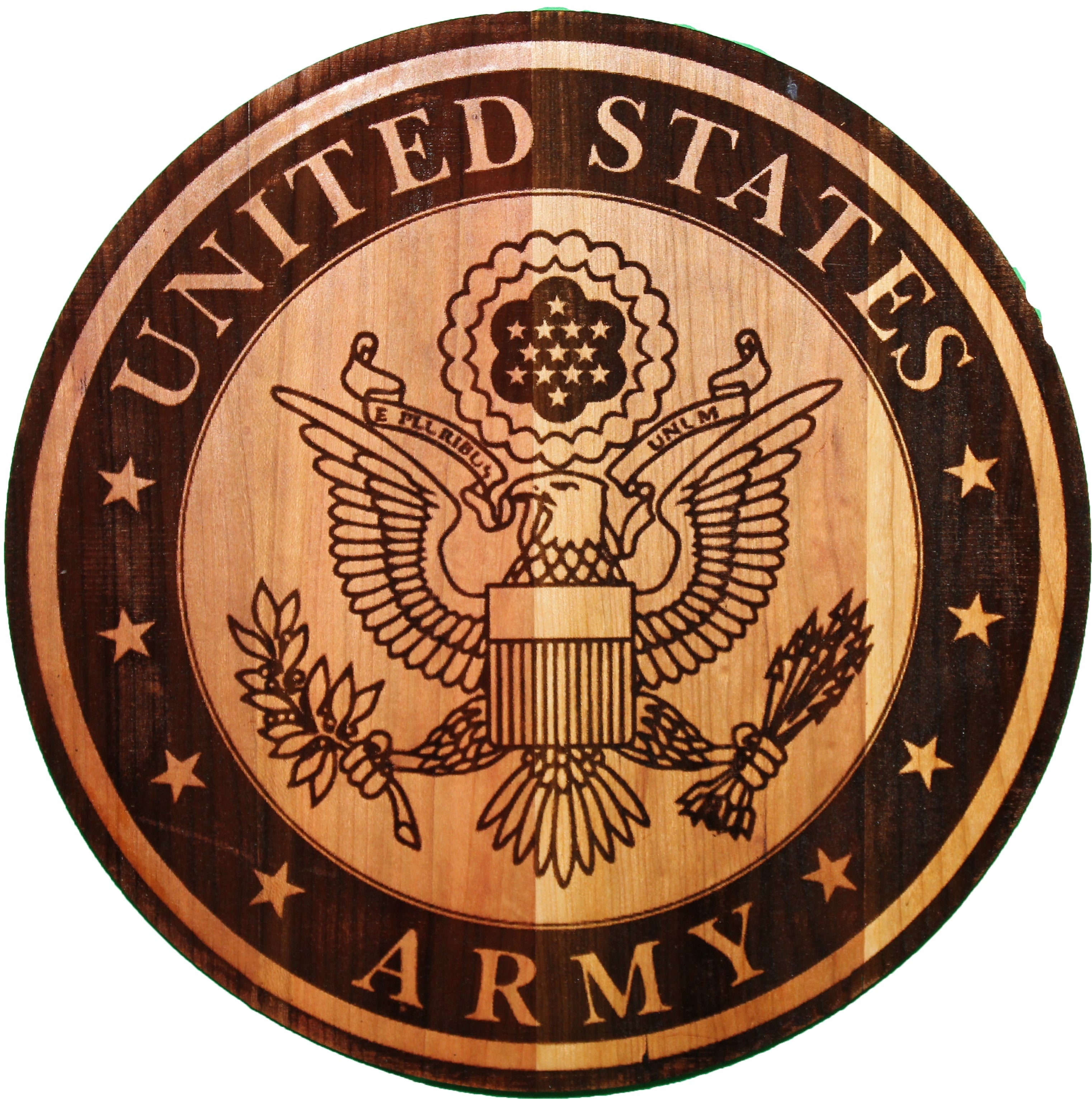 Laser Cut Army Shield