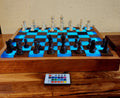 Chess Board With Epoxy and Backlight