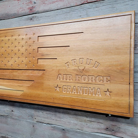 Proud Air Force Grandma Flag