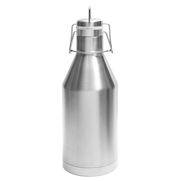 Polar Camel 64 oz. Steel Vacuum Insulated Growler with Swing-Top Lid