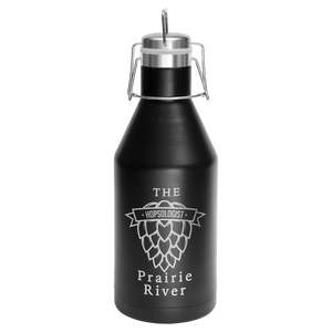 Polar Camel 64 oz. Steel Vacuum Insulated Growler with Swing-Top Lid