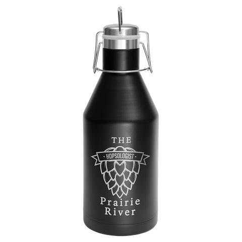 Polar Camel 64 oz. Steel Vacuum Insulated Growler with Swing-Top Lid