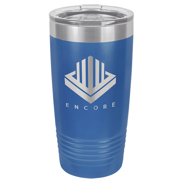 Polar Camel 20 oz. Ringneck Vacuum Insulated Tumbler w/Clear Lid