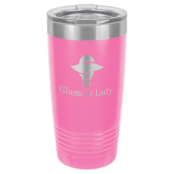 Polar Camel 20 oz. Ringneck Vacuum Insulated Tumbler w/Clear Lid