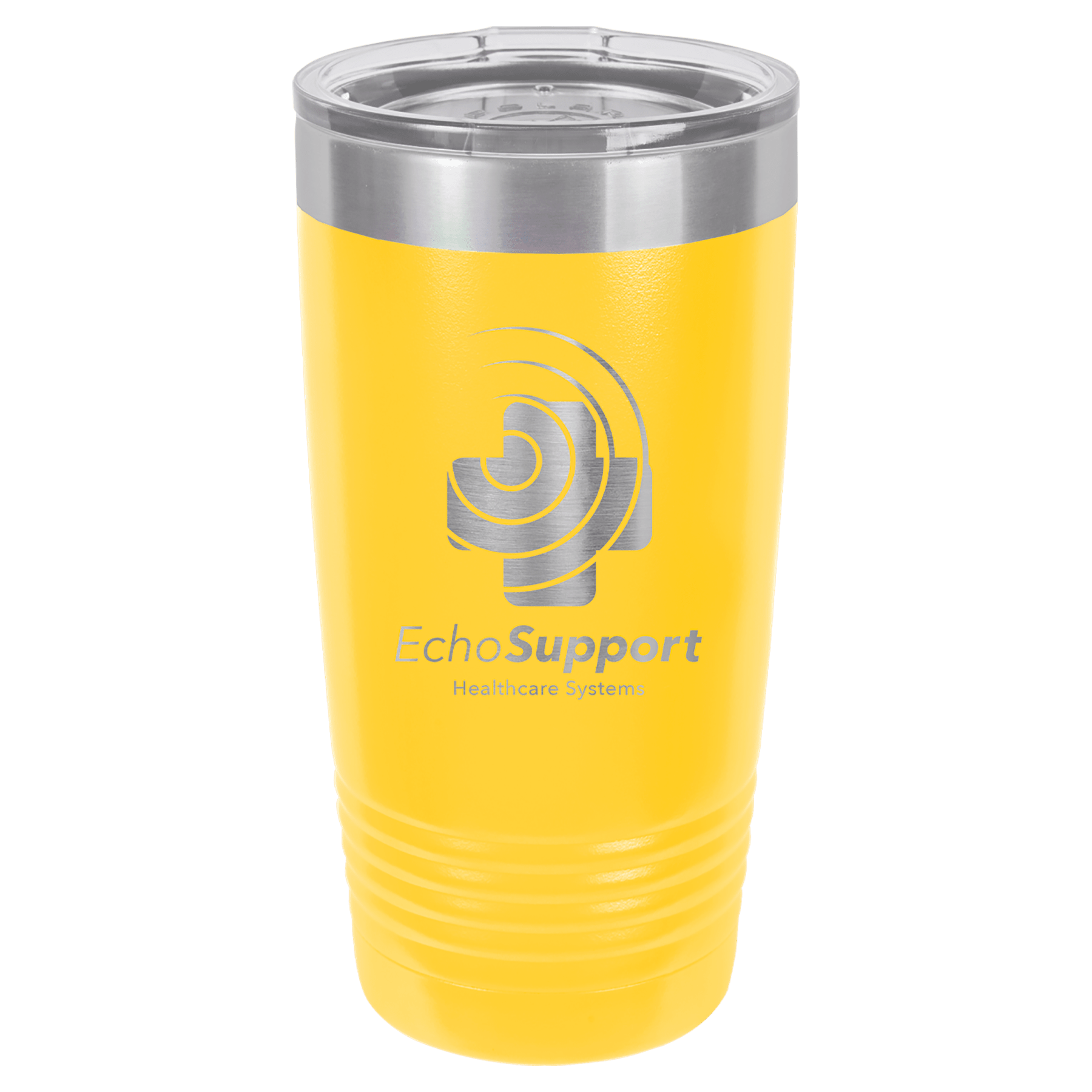 Polar Camel 30 oz. Orange Ringneck Vacuum Insulated Tumbler w/Clear Lid