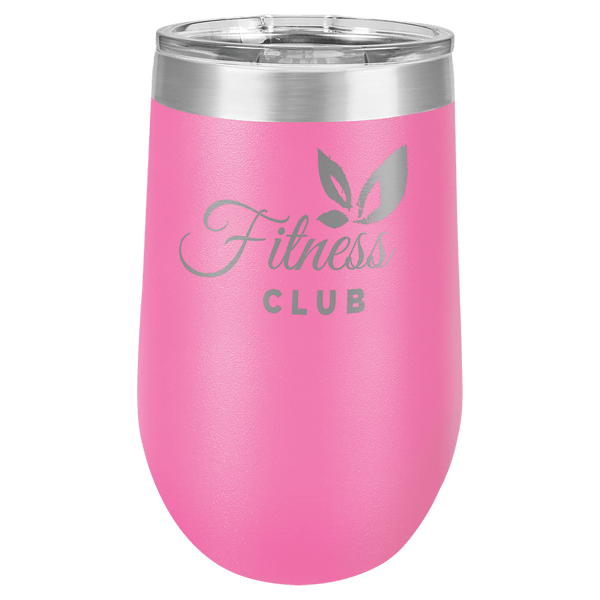 Polar Camel 16 oz. Vacuum Insulated Stemless Wine Tumbler w/Lid