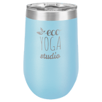 Polar Camel 16 oz. Vacuum Insulated Stemless Wine Tumbler w/Lid