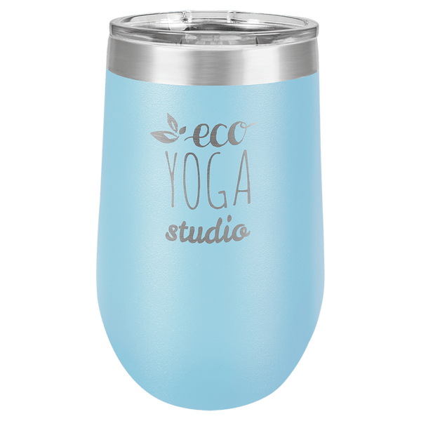 Polar Camel 16 oz. Vacuum Insulated Stemless Wine Tumbler w/Lid