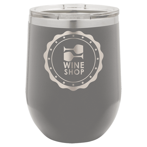 Polar Camel 12 oz. Vacuum Insulated Stemless Wine Tumbler w/Lid