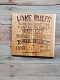 Lake Rules