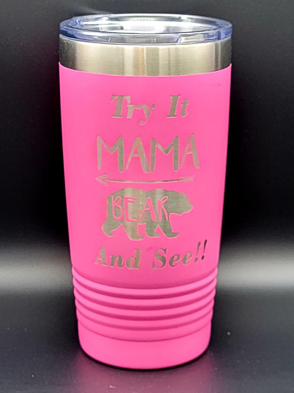Try It And See Mama Bear Polar Camel 20 Ounce Tumbler