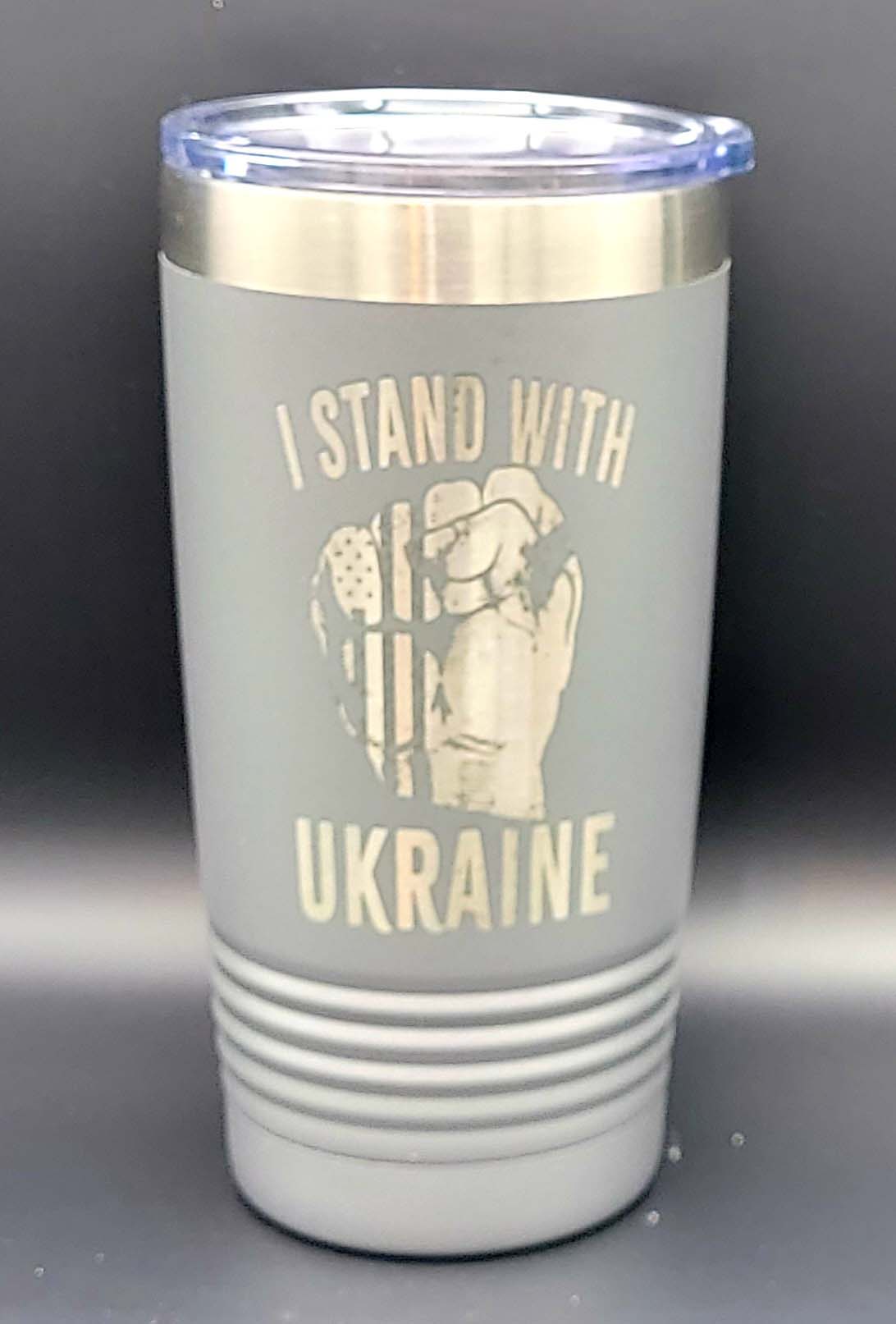 I Stand With Ukraine- Polar Camel 20 Ounce Tumbler