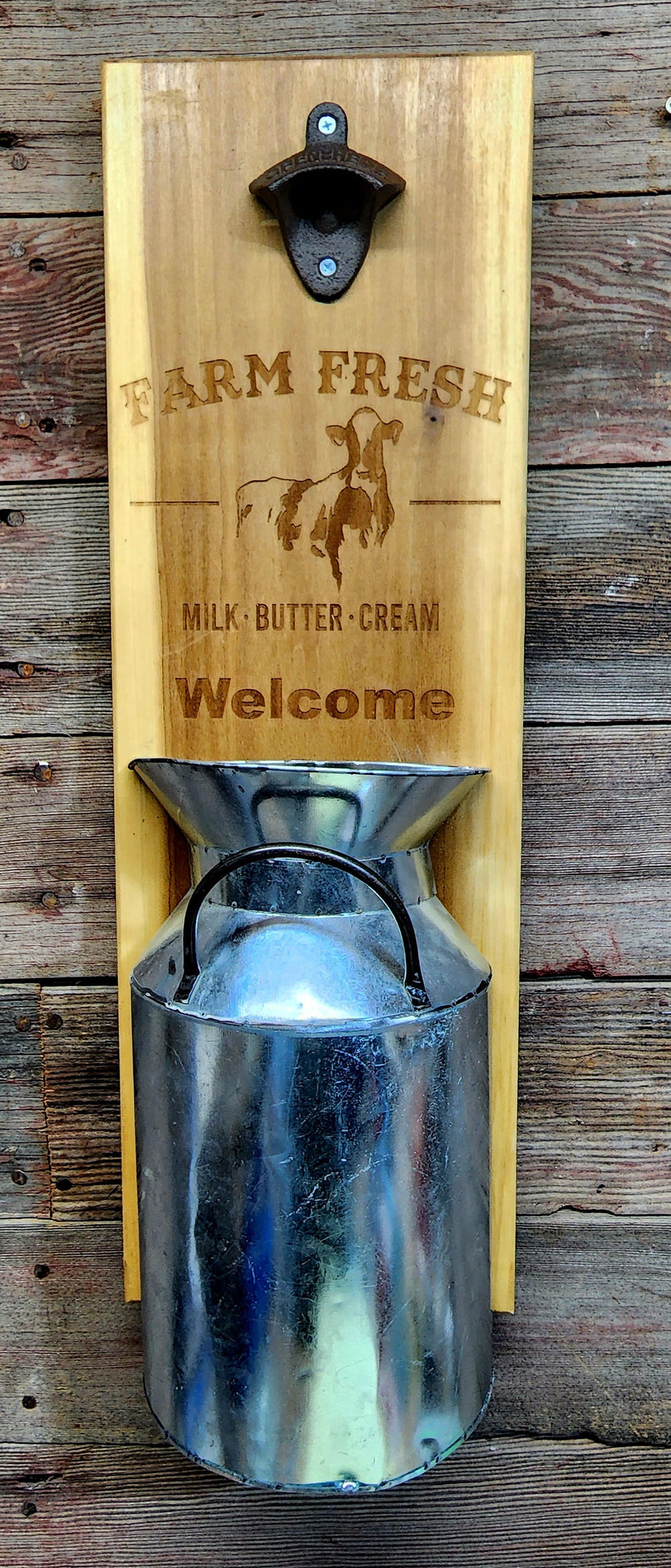 Farm Fresh Welcome Bottle Opener