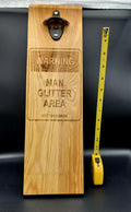 Man Glitter Bottle Opener