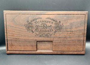 Thankful and Blessed Walnut Cutting Board